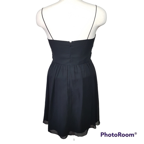 Dollar Beaded Black Midi Prom Dress. - Picture 5 of 14